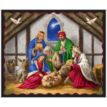 A Star Above-36" Panel Nativity Multi 2600-32038-X
