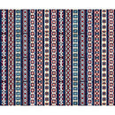 All American Snowman-All American Border Stripe Multi 2600-32044-X