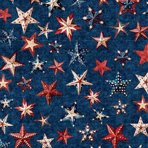 All American Snowman-All American Stars Navy 2600-32046-N