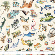 All Florida Shop Hop 2025-Florida Icons Cream 2600-30875-E