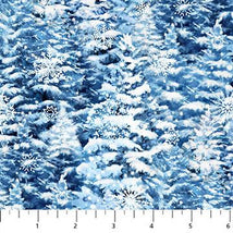 All That Glitters-Trees Blue 27042G-42