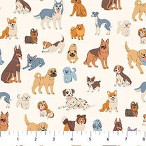 Always By My Side-Dogs Cream 91326-11