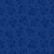 Amalfi Coast-Floral Stamp Navy W105-008-557