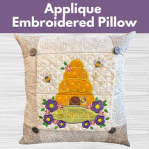 Applique Embroidered Pillow** Thurs 05/14 & 05/21 1:00-4:00pm