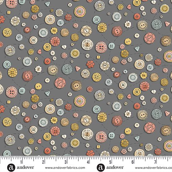 Atelier - Grey Buttons MU-134-S