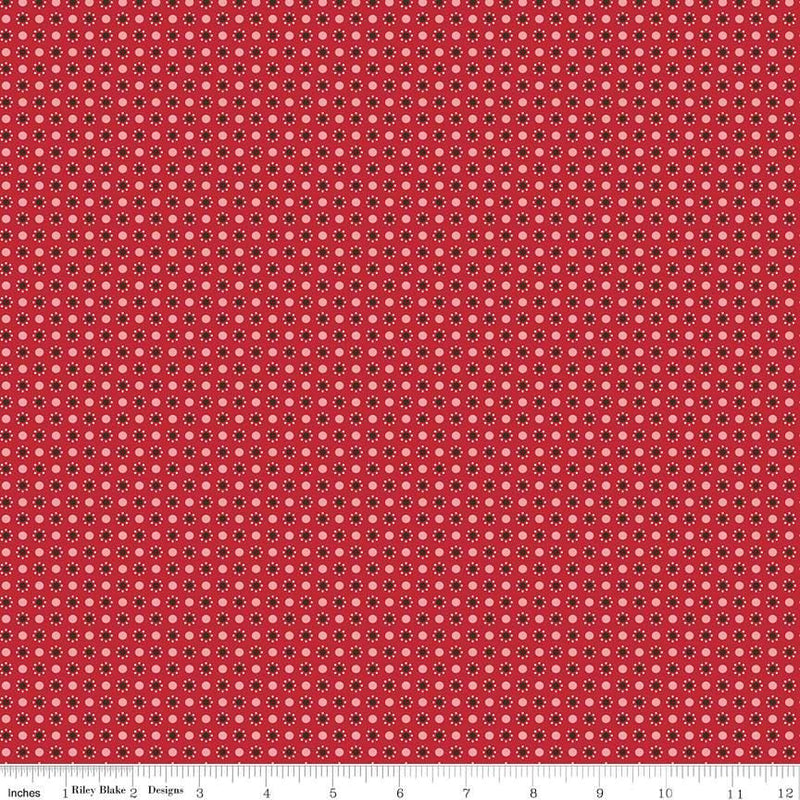Autumn-Dots Schoolhouse C14657-SCHOOL