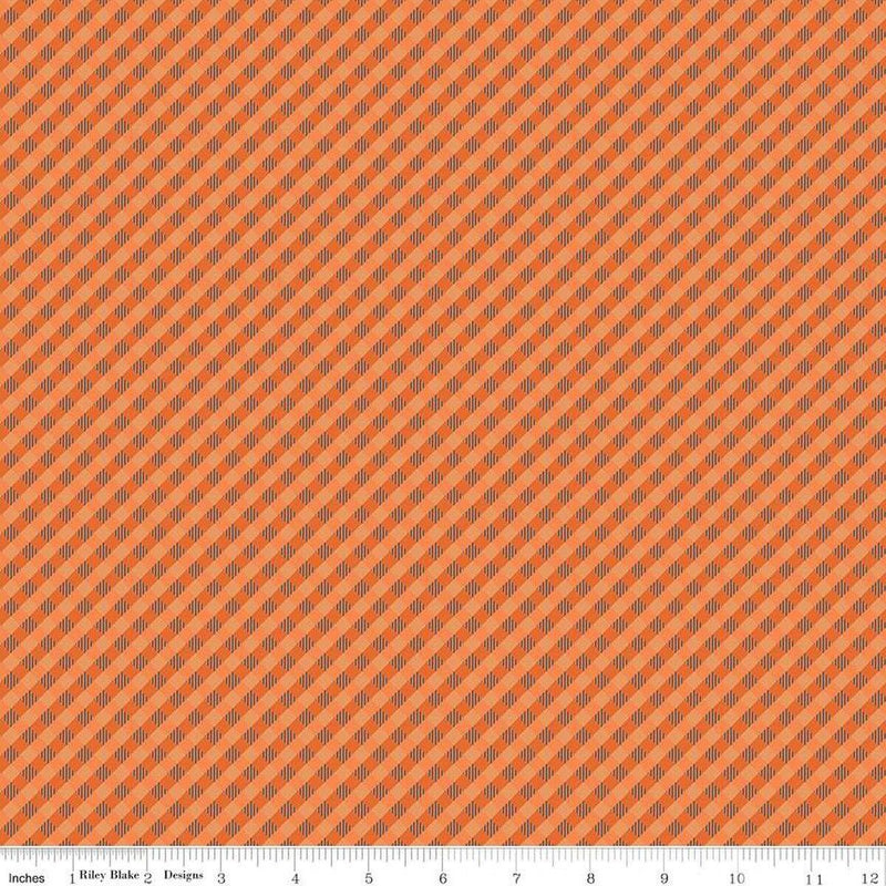 Autumn-Gingham Pumpkin C14660-PUMPKIN