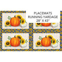 Autumn Gathering-14" Placemats Panel Cream/Multi DP26944-14
