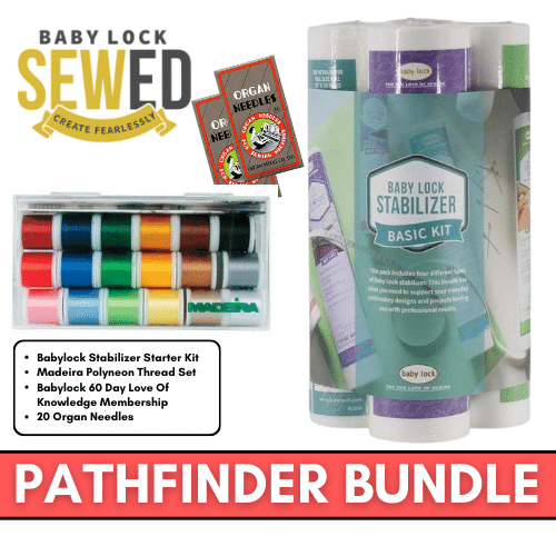 BabyLock Pathfinder Embroidery Machine -  BLPF |  Included FREE: Pathfinder Bundle