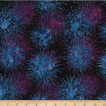 Bali Batik-Allium Blackberry W2586-85