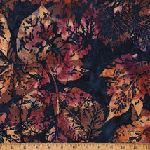 Bali Batik - Vineyard Harvest-Xray Leaves Fall  X2650-714