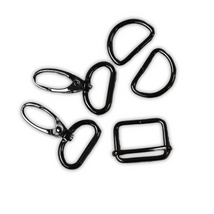 Basic Bag Hardware Set 1" -  Gunmetal