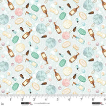 Bathing Bonnies-Mint 8845-16