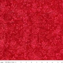 Batiks Holiday Charm-Scarlet BT23660-212
