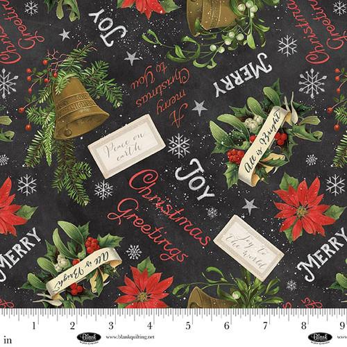 Be Merry & Shine Bright-Charcoal 4127-95