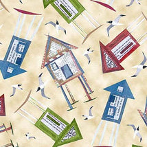 Beach Day-Beach Huts Sand 2600-32059-E