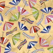 Beach Day-Beach Umbrellas Golden Sand 2600-32061-S
