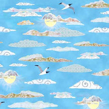 Beach Day-Clouds Blue 2600-32060-B
