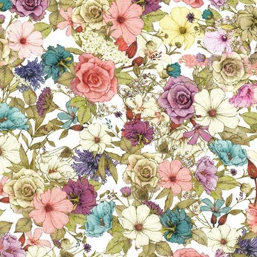 Bear Family Portraits-Flower Galore DDC12285-MULT-D