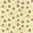 Bears On Honeycomb-Beige KIDZ-CD3488-BEIGE