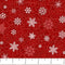 Beary Merry Christmas-Snowflakes Red 27063-24