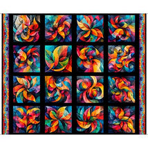 Bedazzled-36" Fractal Block Patches Black 2600-31121-J
