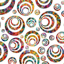 Bedazzled-Bullseye White 2600-31126-Z