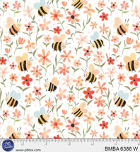 Bee My Baby-Bees Among Flowers BMBA-6386-W