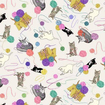 Belle & Boo-Crafty Kitties Cream DDC12786-CREM-D