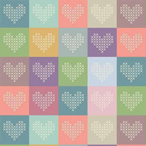 Belle & Boo-Cross Stitch Heart Multi DDC12792-MULT-D