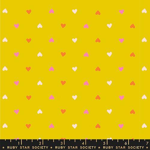Best Day Ever - Hearts Ditsy Blender Golden Hour RS0091-17