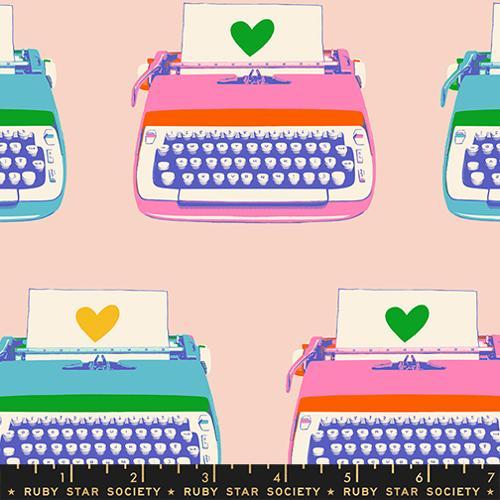Best Day Ever - Typewriters Vintage Pink RS0104-13