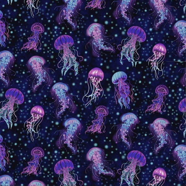 Bioluminescent Jellyfish-Midnight SEA-CD2852-MIDNIGHT