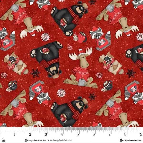 Pinecone Ridge Lodge-Red/Black 2127-88