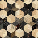 Black Sheep Cottons-Stars Black R171930D