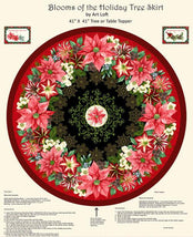 Blooms of the Holiday 54" Panel 8391P-88 Topper