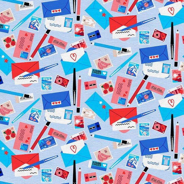 Return To Sender-Writing Desk Red/Blue 12025614