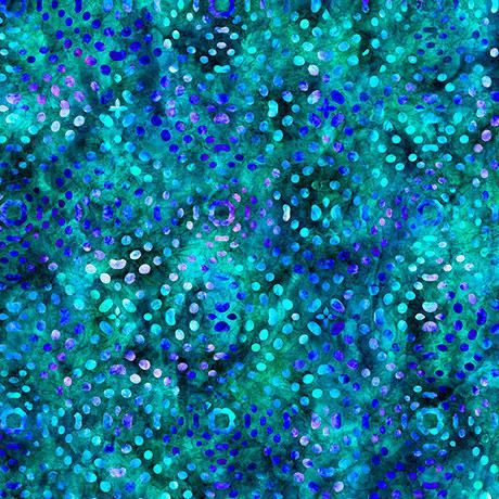 Bedazzled-Textural Dots Turquoise/Blue 2600-31128-QB