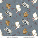 Snow Folks-Critters Gray/Blue 2707-77