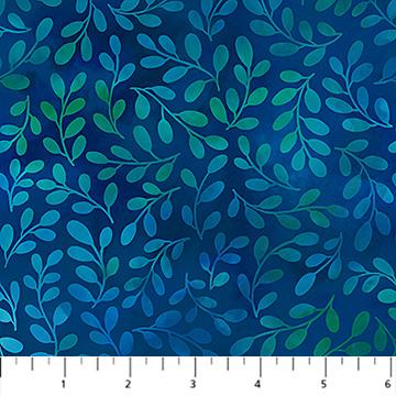 Boho Blooms-Leaf Blender Navy DP27782-48