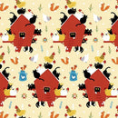 Bok Bok Meow-Cats In The Coop Lemon STELLA-DLW3698-LEMON