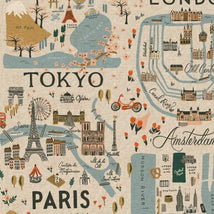 Bon Voyage-City Guide Natural Unbleached Canvas RP801-NA2UC
