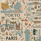 Bon Voyage-City Guide Natural Unbleached Canvas RP801-NA2UC