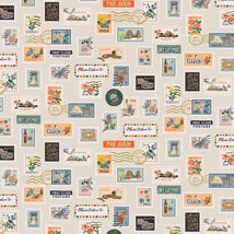 Bon Voyage-Postage Stamps FlaxMetallic RP802-FL4M