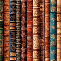 Book Club-Book Spine Stripe Multi 32256-X