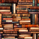Book Club-Stacked Books Multi 32255-X
