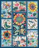 Botanic Symphony-36" Panel Teal 4981P-73