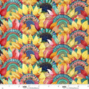 Botanic Symphony-Sunflower Scallop Multi 4973-108