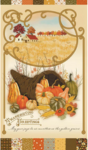 Bountiful-24" Thanksgiving Greetings Panel P17869-PANEL