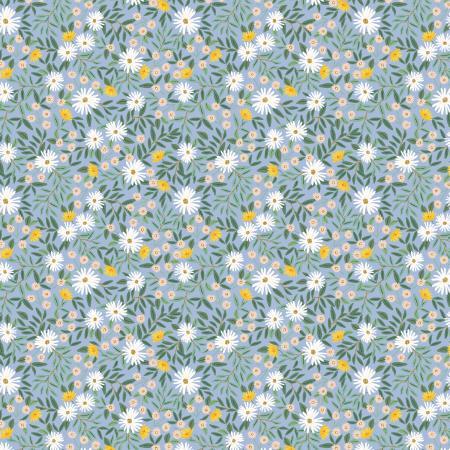 Bramble-Daisy Fields Blue Metallic RP905-BL2M